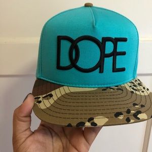 DOPE snap back hat